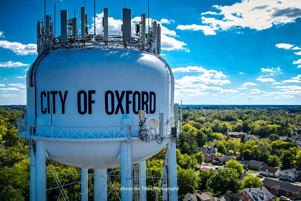 Picture of the City of Oxford water tower